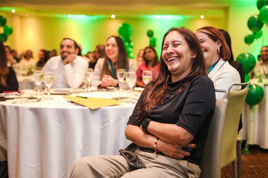 Público de Boerngher Ingelheim durante la conferencia show El Poder del Asombro en Bogotá